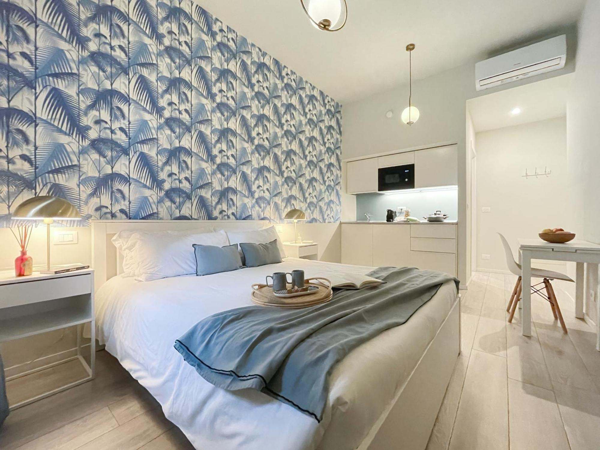 Blue Palm Jungle Self Checkin Design Apartamento